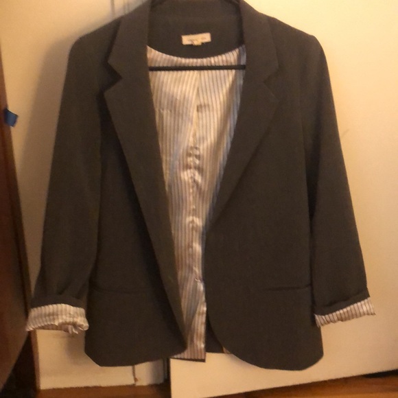 Grey blazer ‘silence and noise’ - Picture 3 of 3